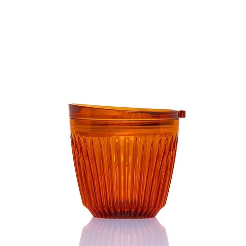 BECHERINHALT 18CL. MIT DECKEL AMBER HUSKEE