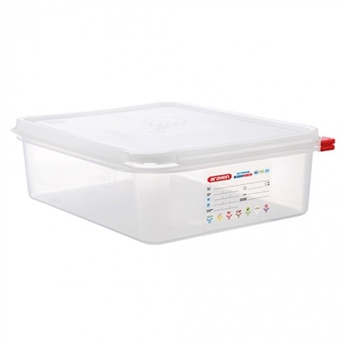 Gastronorm voedseldoos m/deksel 1/2-100mm. diep Araven