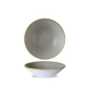 COUPE-TELLER, FARBE PFEFFERKORNGRAU, DURCHM. 22,2 cm. CHURCHILL STONECAST