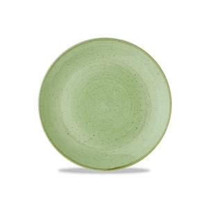 Coupebord diam. 26cm. Churchill Stonecast Sage Green