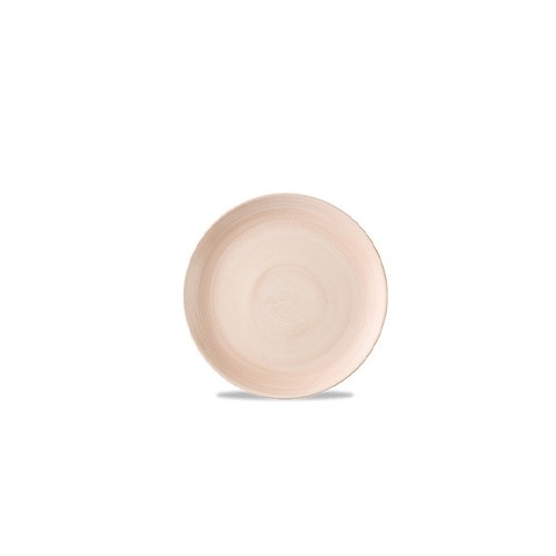 Coupebord diam. 16,5cm. Churchill Stonecast Canvas Coral