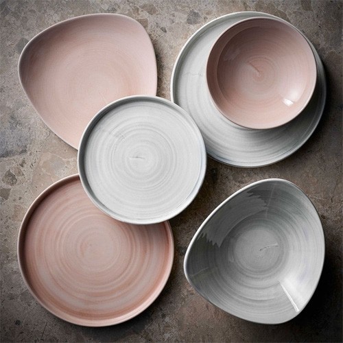 ÉCHELLE COUPE DIAM. 18,2 CM. TOILE CHURCHILL GRISE