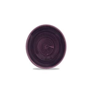 Coupebord diam. 21,7cm. Churchill Stonecast Patina Deep Purple