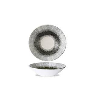 COUPE-WAAGE DIAM. 19,6 cm. STUDIODRUCKE FUSION QUARTZ BLACK CHURCHILL