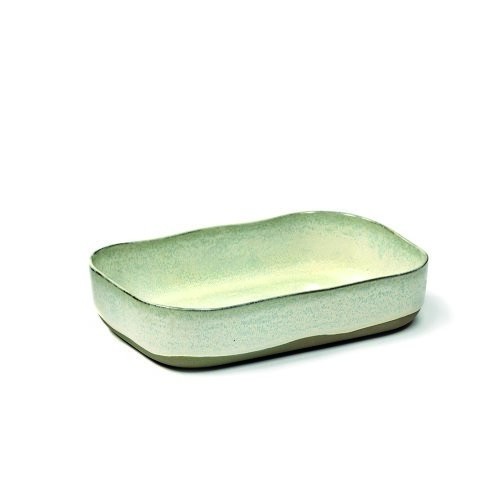 ASSIETTE 5L XPROFONDE DIM. 23X15CM. HG. 5 CM. COULEUR BLANC CASSÉ LA NOUVELLE TABLE MERCI SERAX