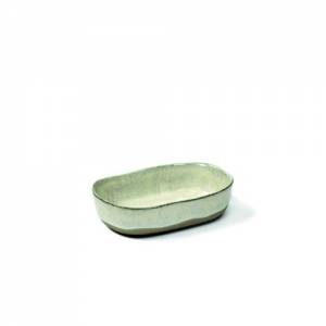 PLATE 8S DEEP DIM. 9.8X6.5CM HG. 2.5CM. COLOR OFFWHITE LA NOUVELLE TABLE MERCI SERAX