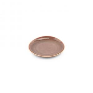 PLAQUE PLATE DIAM. 12CM. ROUGE PERLA CHIC