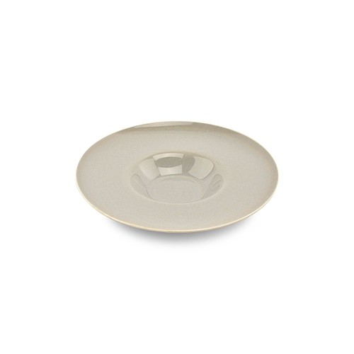 Bord diep diam. 28cm. grey Perla Chic