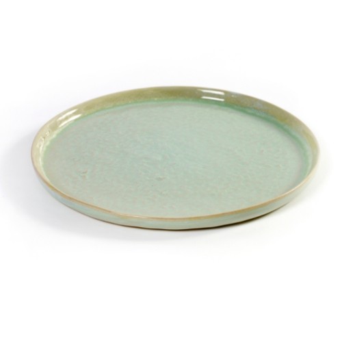 Bord Small diam. 21,5cm. hgt. 1,3cm. kleur aquagroen Pure by Pascale Naessens Serax