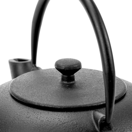 Theepot inh. 1 liter afm. 20x16cm. hgt. 12cm. kleur zwart Pure by Pascale Naessens Serax