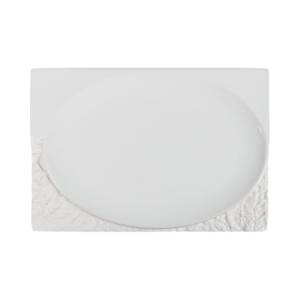 Bord Terra afm. 27x18cm. kleur wit Nova