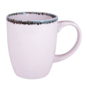 Koffiebeker bunschoten m/oor inh. 27cl. kleur Peaceful Pink Nova