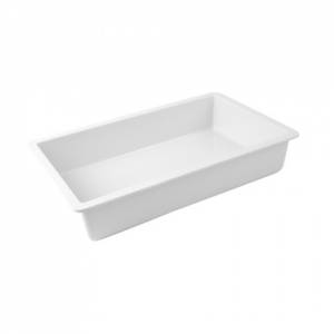 INSERT SCALE DIM. 16.2X26X(H)5CM. MELAMINE COLOR WHITE CHUNKY CROCK DALEBROOK