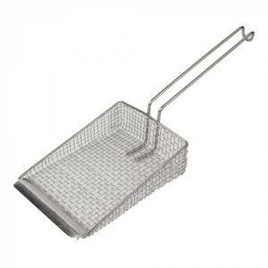 FRIES SHOVEL SINGLE MESH SIZE 22x16CM. STAINLESS STEEL 18/8