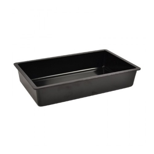 Inzetschaal afm. 16,2x26x(h)5cm. melamine kleur zwart chunky crock Dalebrook