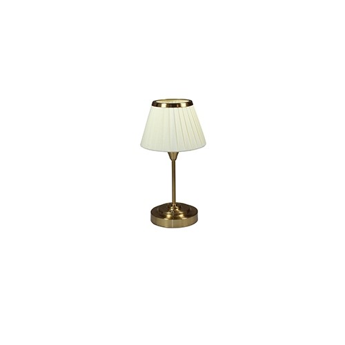 LAMP PARIS CLASSIC DIAM. 15.5CM. HG T. 28CM. WHITE/GOLD