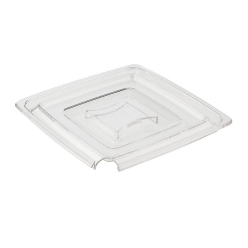 Deksel met lepeluitsparing Pure afm. 25,5x25,5cm. kunststof