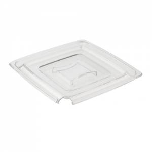 Deksel met lepeluitsparing Pure afm. 25,5x25,5cm. kunststof