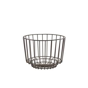 STAHL-PRÄSENTATIONSKORB, 25 CM <span translate="no"><span translate="no"><span translate="no">HG</span></span></span> , 18 CM T, SCHWARZ