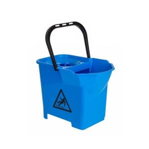 Mopemmer inh. 14ltr. kunststof blauw Jantex