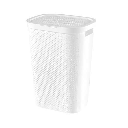 Laundry box, 60L capacity, white, Curver
