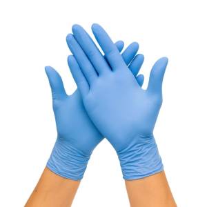 NITRIL HANDSCHOEN BLAUW L 1DS 10X100ST