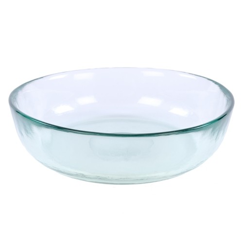 Schüsseldurchmesser 30 cm. HG 8,5 cm. Recyceltes Glas San Miguel