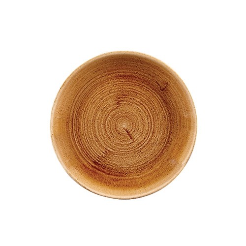 Coupebord Stonecast Patina diam. 16,5cm. kleur Vintage Copper Churchill