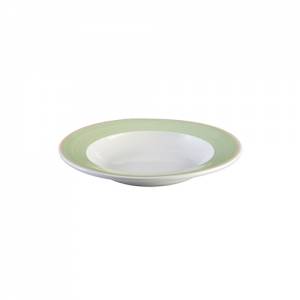ASSIETTE PROFONDE DIAM. 18CM. COSMO GREEN CHINE CONTINENTALE