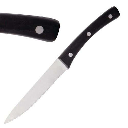 STEAKMESSER ANGNUS 23CM. SET AUS 12 STÜCK EDELSTAHL ABERT