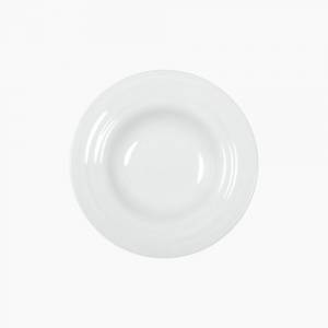 Bord diep diam. 23cm. Agma kleur wit Nova