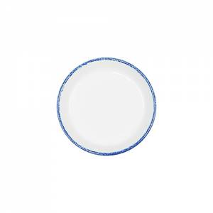 ASSIETTE PLATE DIAM. 10CM. NORDIKA BLEU CORAIL COULEUR BLEU