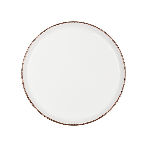 Bord plat diam. 16cm. Nordika Coral Brown kleur brown
