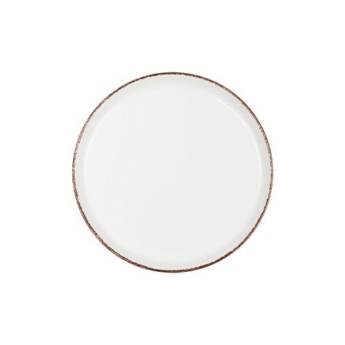 Bord plat diam. 10cm. Nordika Coral Brown kleur brown