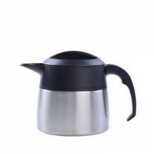 Isoleerkan EasyClean-Mini dubbelwandig rvs inh. 0,9l. kleur zwart zonder opdruk