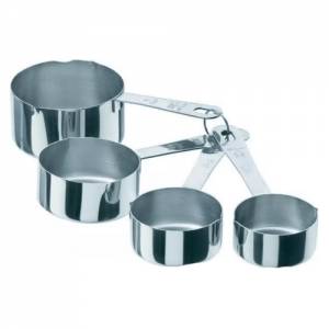 MESSLÖFFEL-SET 4-TEILIG INHALT. 60/80/125/250 ml. Edelstahl 18/8