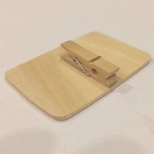 Krijtbord Mini afm. 6,5x4,5cm. hout