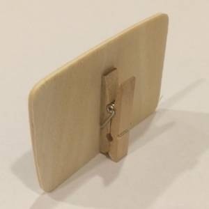 Krijtbord Mini afm. 6,5x4,5cm. hout