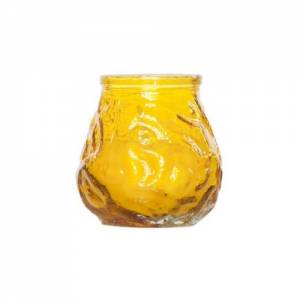 TABLE CANDLE LOWBOY MINI DIAM. 7.5CM. HGT. 7.5CM. COLOR YELLOW