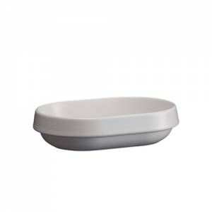 DISH SIZE 20.5x14CM. HG. 5CM. COLOR BLANC PLÂTRE WELCOME EMILE HENRY
