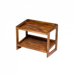 Buffetverhoger hout afm. 32x58x44cm. hout