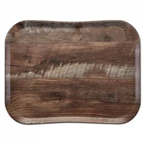 Dienblad Century Wood Grain afm. 35,5x45,7cm. kleur dark oak Cambro