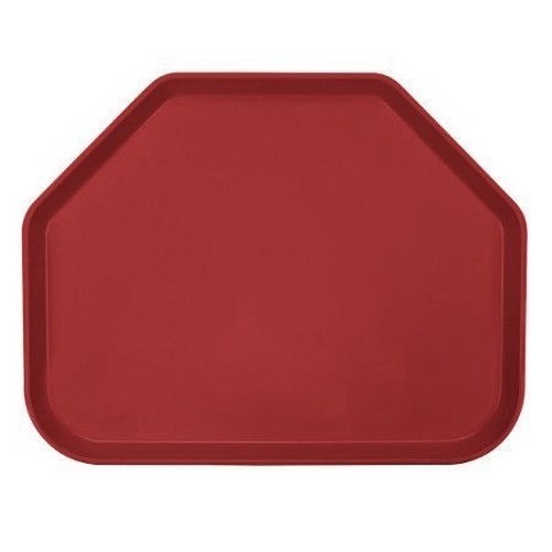 TRAY TRAPEZIUM 'CAMTRAY' SIZE 45.7X35.6 CM. COLOR 510 SIGNAL RED CAMBRO