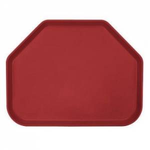 TRAY TRAPEZIUM 'CAMTRAY' SIZE 45.7X35.6 CM. COLOR 510 SIGNAL RED CAMBRO