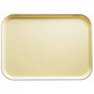 PLATEAU EURONORM 'CAMTRAY' DIM. 53X37CM. COULEUR 537 JAUNE CAMEO CAMBRO