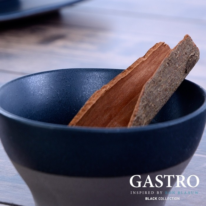 SERVIERSCHALENGRÖSSE. 8x4,5CM. SCHWARZ - GASTRO VON RON BLAAUW