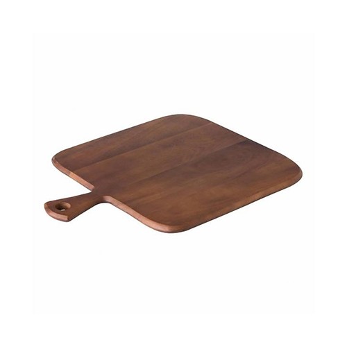 Foccacia plank / pizzaplateau met handvat afm. 44x34cm. HG. 1,5cm. acaciahout