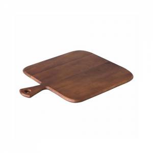 FOCCACIA SHELF / PIZZA TRAY WITH HANDLE DIM. 44X34CM. HG. 1.5CM. ACACIA WOOD