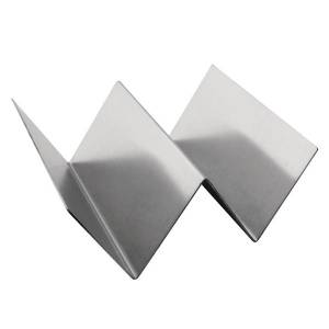 PORTE TACO ACIER INOXYDABLE DIM. 5.5X11.4X13.5CM. acier inoxydable